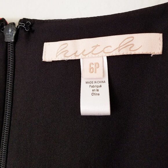 Hutch Black and Red Floral Mini Dress - Picture 8 of 16